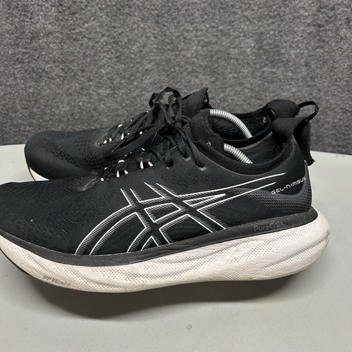Scarpe da corsa ASICS GEL-Nimbus 25 nero bianco uomo misura 11,5 sneakers - Foto 3 di 7