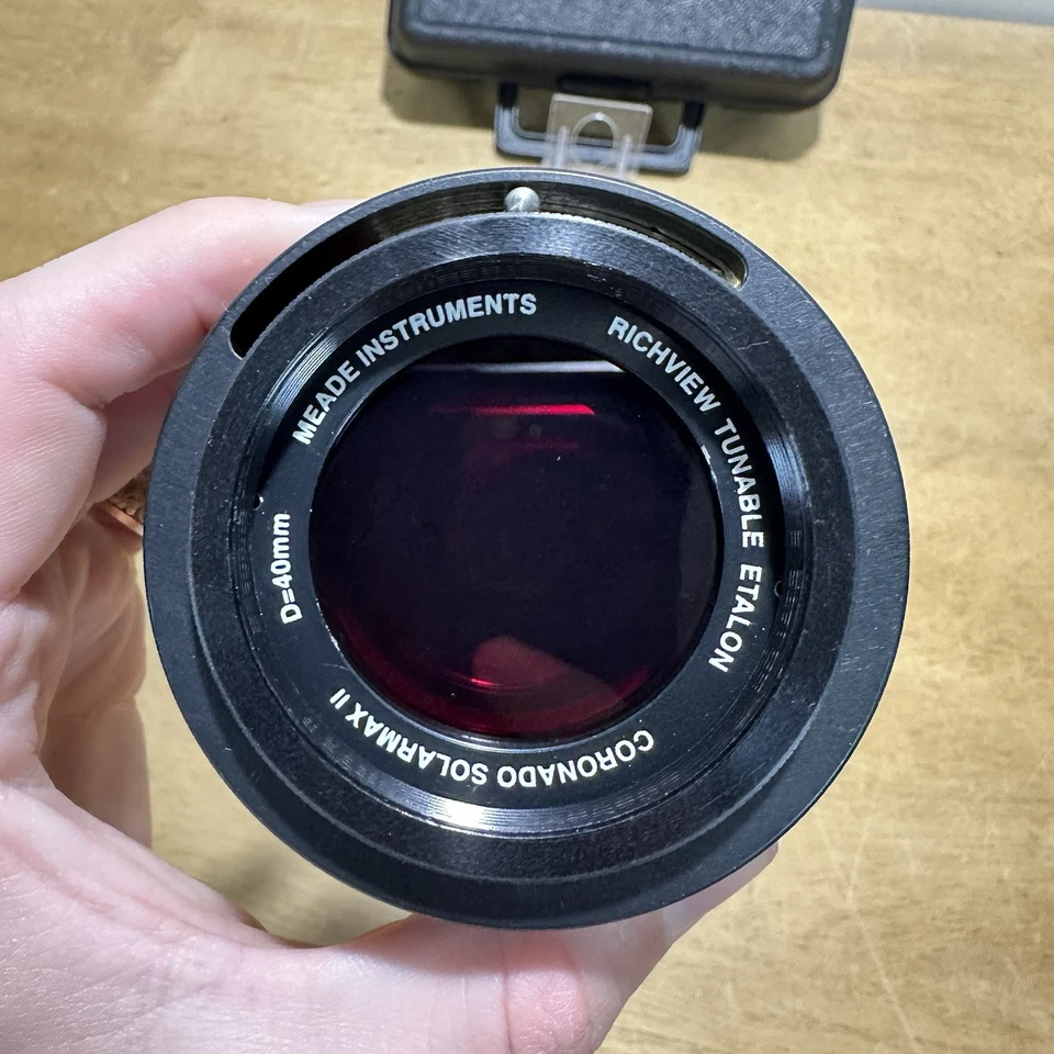 Coronado SolarMax II Telescope 40mm Double Stack Filter Etalon Meade Richview - Image 2 of 4