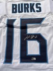Treylon Burks Autographed Signed XL Custom Titans Jersey-Beckett Witnessed — photo 3