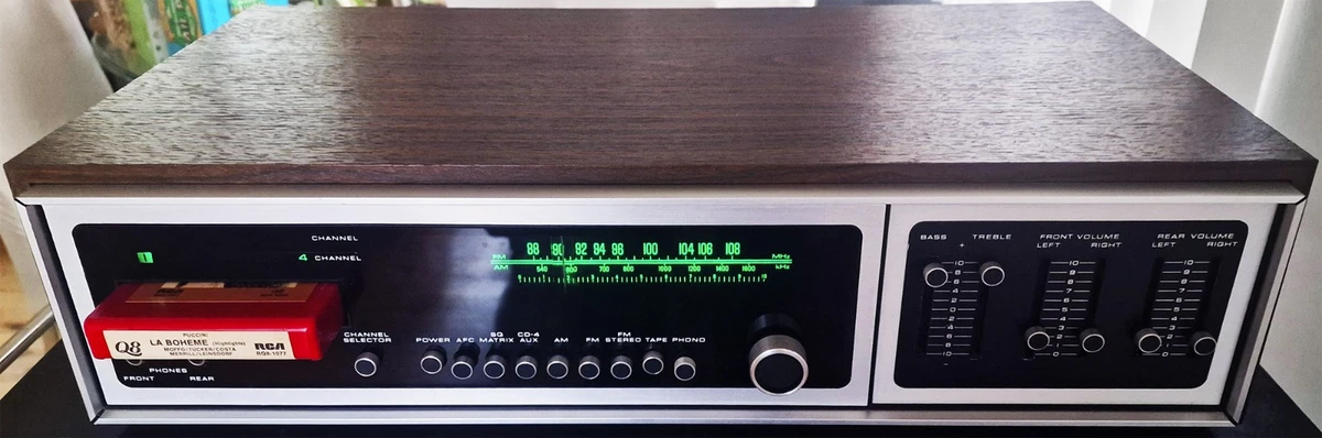 Lecteur 8 Pistes JVC Quad 2/4 Canaux – Modèle 1205U, Entièrement Restauré, Son Incroyable