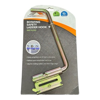 CargoSmart Rotating Safety Ladder Hook, For E-Track and X-Track, 200-Lb.