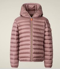 Save The Duck Girls Model Iris Puffer Jacket Misty Rose New