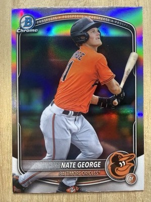 2025 Bowman Draft - NATE GEORGE - #BDC-113 Chrome Refractor - Orioles