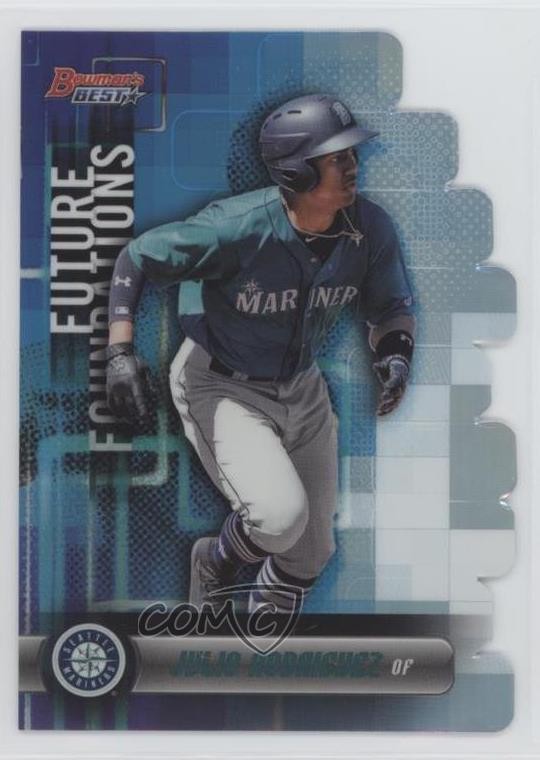 2019 Bowman's Best Future Foundations Die Cuts Julio Rodriguez #JR g3g
