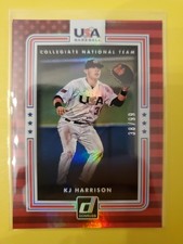 2016 Donruss USA Collegiate National Team Red #USA3 KJ Harrison 38/99 Team USA