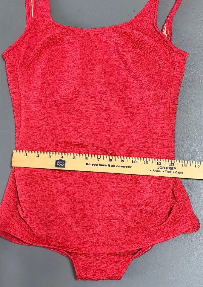 Traje de baño vintage años 60 para mujer talla M una pieza mod retro ir a la playa fiesta surf Foto 4 de 4