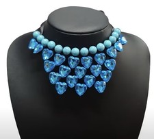 Fashion Jewelery Acrylic Resin Teardrop Pendant Necklace