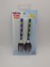 Disney Winnie the Pooh TIGGER Kids Spoon Fork Set Meal Time Fun Disney Store NIP