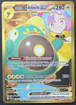 Ionos Bellibolt ex 188/159 Hyper Rare Journey Together Pokemon