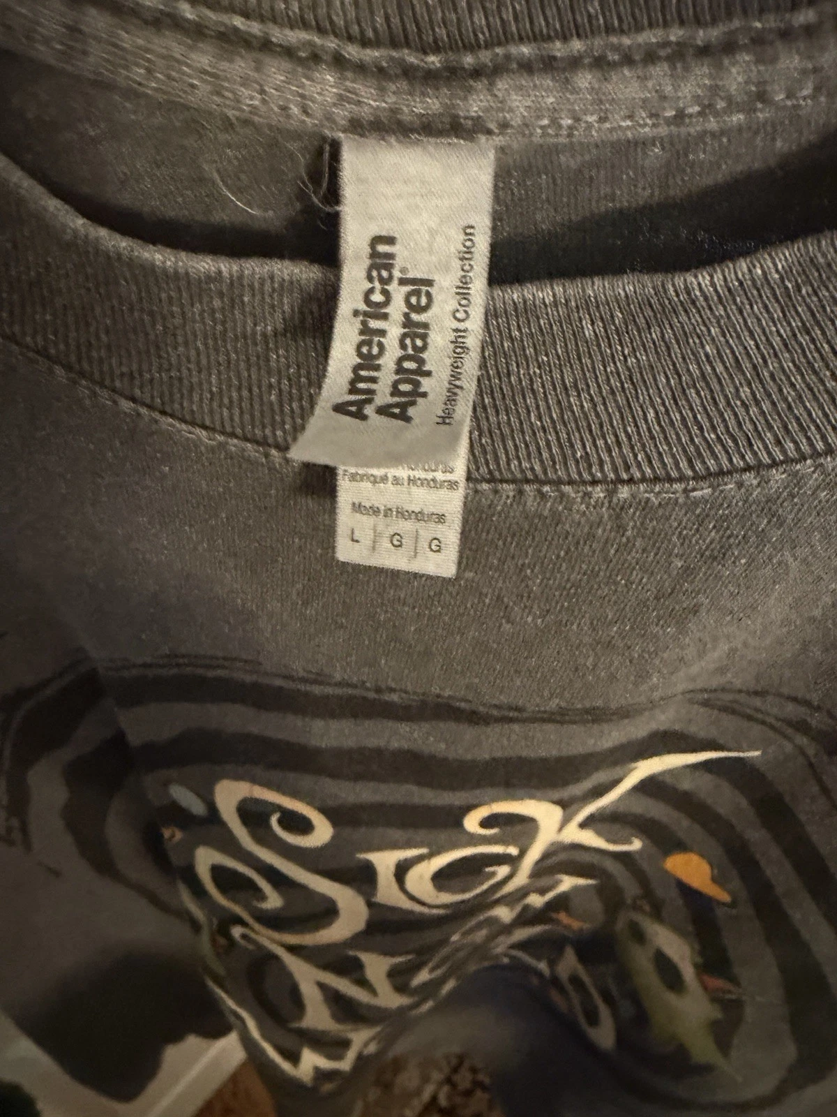 Sick New World 2026 Collection Men’s L Gray Crewneck Band Graphic Tee image 6