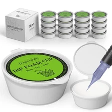 Dip Foam Cups-16Pcs Cylindrical Tattoo Supplies Disposable 16, 