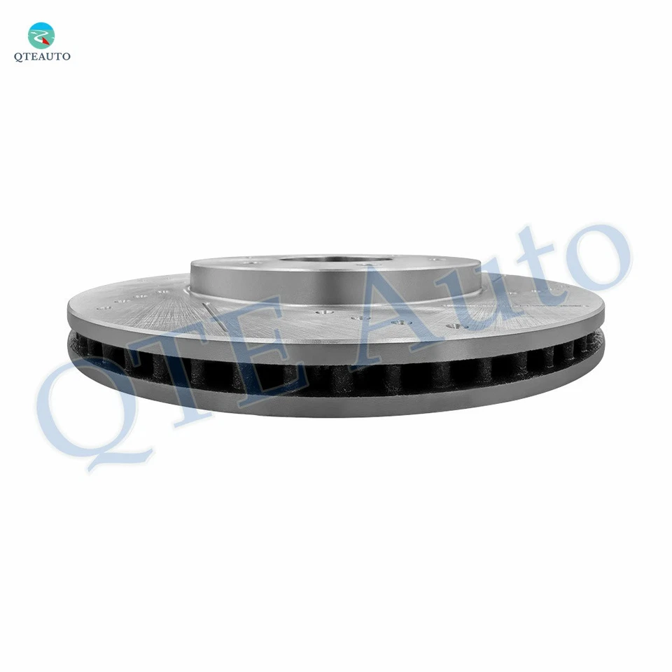 Передние перфорированные щелевые тормозные диски 320 мм для 2004 Nissan Pathfinder Armada - Изображение 3 из 4