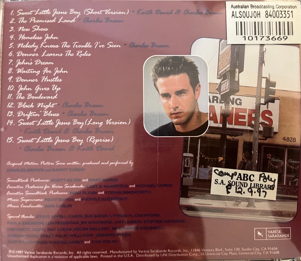 JOHNS - Original Soundtrack CD 1997 Varese Sarabande Ex-ABC  - Image 2 of 2