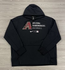 Nike Arizona DiamondBacks Game Used Gift Ngoepe #61 Coach Hoodie Men’s Size XL