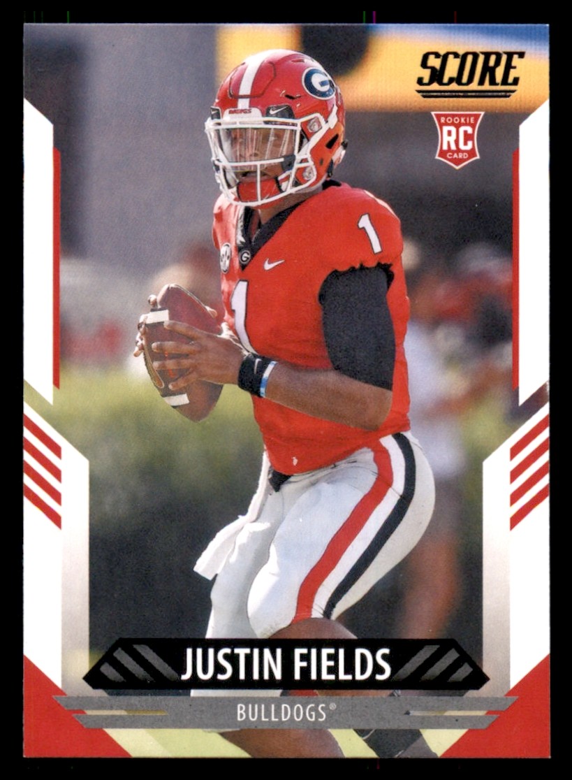2021 Score Justin Fields Rookie RC #360 Football Card
