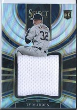 Ty madden rookie patch card. rookie card picture