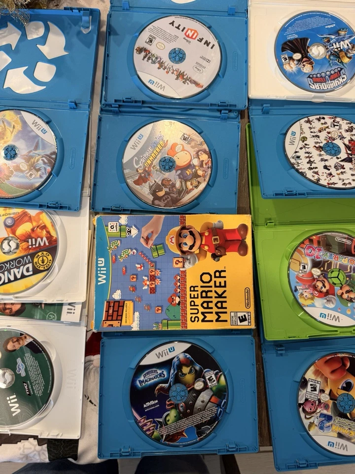 Wii U и Wii игры лот - Mario Maker, Mario вечеринки 10, Smash Bros, Pokken + больше - Изображение 3 из 4