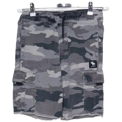 Abercrombie Kids, Cargo Shorts, Größe: 164, Grau/Mehrfarbig #DVV
