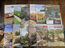 Set/12 Scale Rails NMRA Magazine year 2008 photos, news, ads (090906)