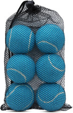 Tennis Ball,6 Pack Practice Balls Bulk,Dog Balls with Mesh Bag
