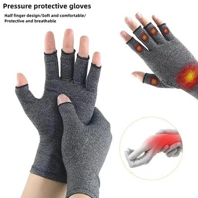 Compression Arthritis Gloves Cotton Joint Pain Relief Wrist Support Hand Brace