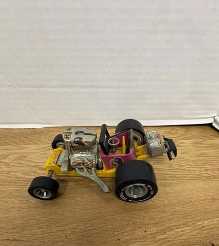 Vintage Tonka Street Streaks Hot Rod Roadster Assembly Line - Yellow/Purple Rare
