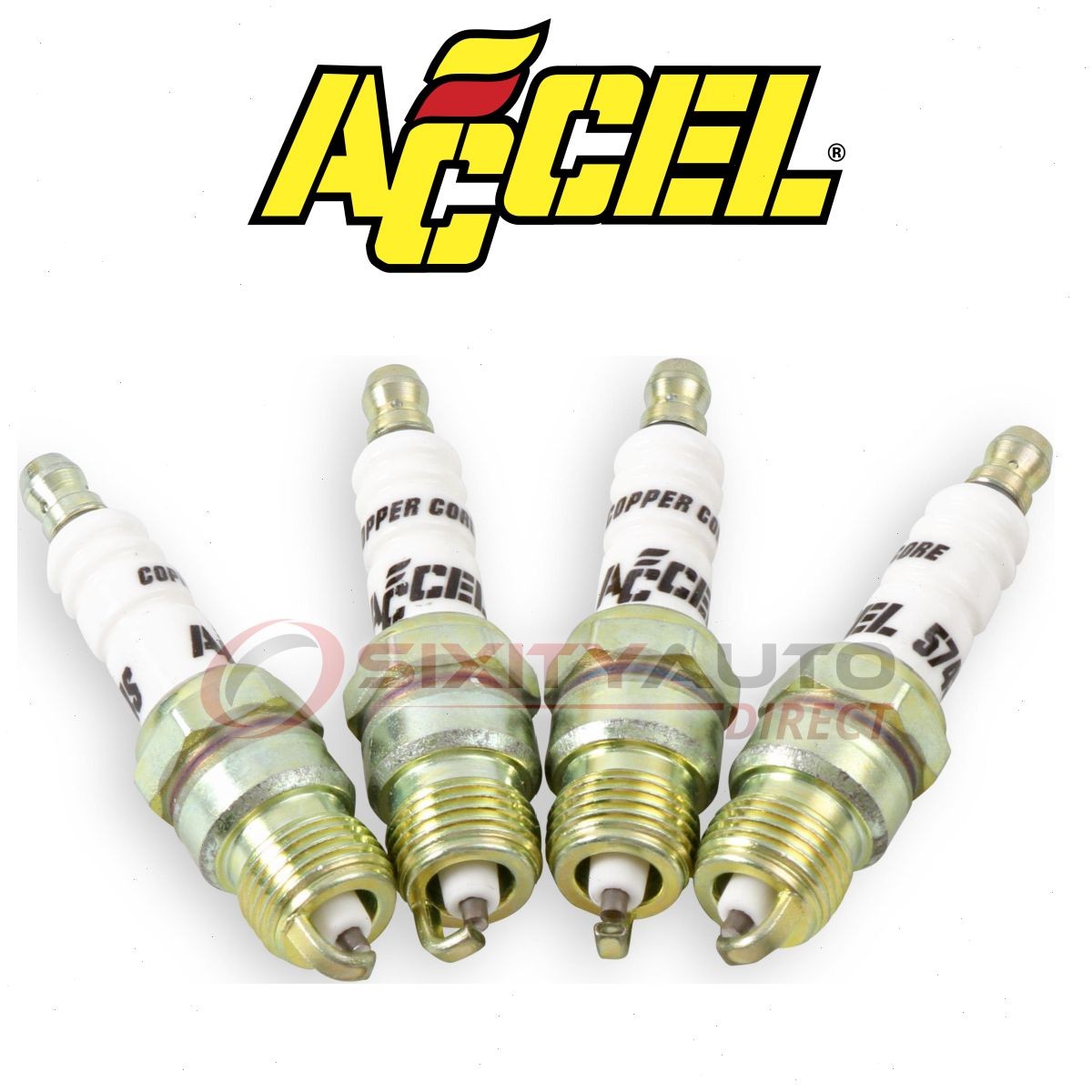 ACCEL Spark Plug for 1987-1991 GMC V2500 Suburban 5.7L V8 - Ignition rl