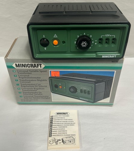 MINICRAFT MB750 Hobby Tool Variable Speed Power Supply Adaptor Transformer (A17)