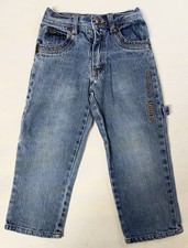 Vintage Y2K FUBU Jeans Youth Boys Sz 4 baggy Wide Leg Jeans.