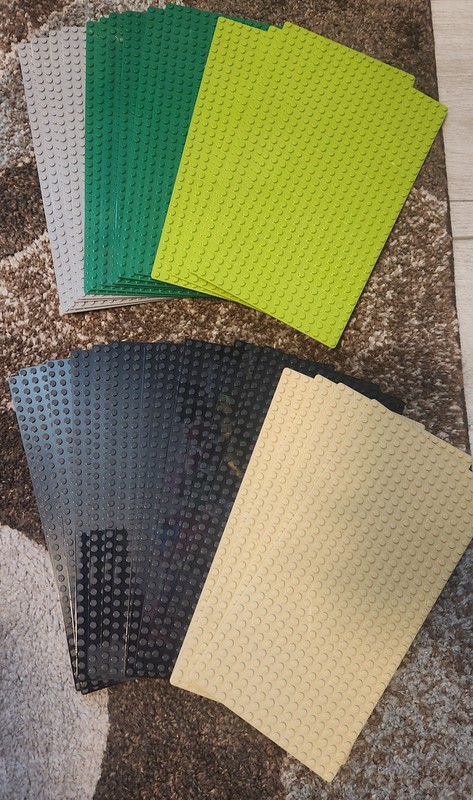 (30) Assorted Baseplates 16x32 Legos Compatible 