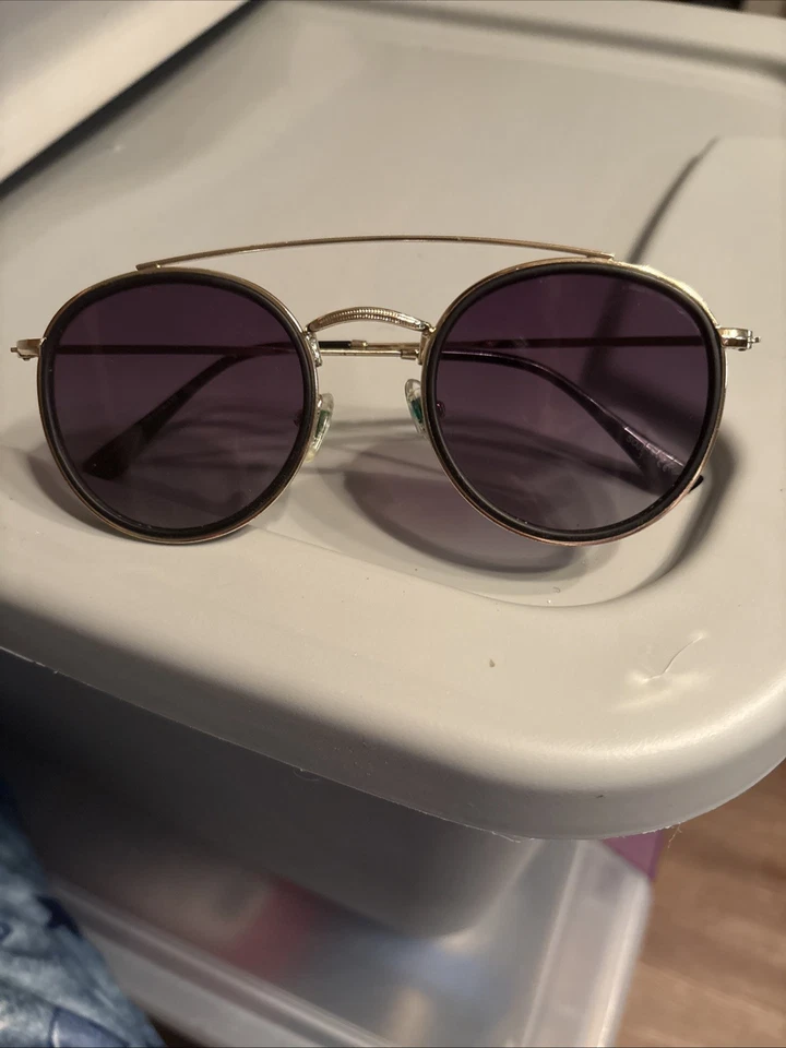 gafas de sol mujer. Aviadores retro redondos. Foto 2 de 3