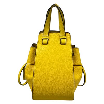 バッグ LOEWE Hammock Drawstring Mini Bag LOEWE Hammock Drawstring Bag Mini Yellow Soft Grain Calf Smooth