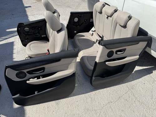 BMW SERIE 2 ACTIVE TOURER F45 F46 TAPPEZZERIA INTERNI IN PELLE BEIGE - Foto 11 di 18