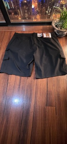 Iron Company Herren schwarz Stretch Tech Cargo Shorts Gr. 42 Outdoor Arbeit