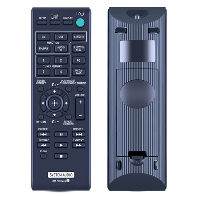 RM-AMU216 Ersatz Fernbedienung für Sony Home Audio System CMT-SBT20 CMT-SBT20B