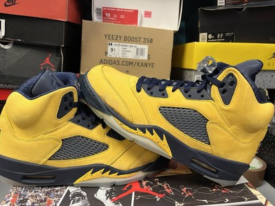 Nike Air Jordan 5 SP Michigan Cement Travis Grape Reimagined UNC DMP Sz 10 New