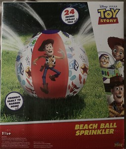 toy story beach ball sprinkler