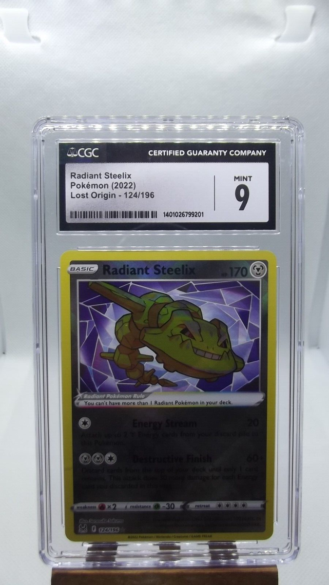 Radiant Steelix 124/196 Swsh11: Lost Origin Holo for sale online