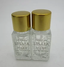 LOLLIA "At Last" Little Luxe Parfum Mini 0.125 oz - Lot of 2