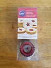 New Wilton Linzer Cookie Cutter Set Fluted Round-6 Shapes Holiday Baking