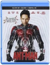 Ant Man 2015 Blu Ray 3D + Blu Ray Brand New Free Shipping