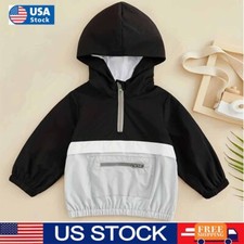 Boys Trendy Solid Color Zip Up Casual Long Sleeve Hoodies With Hooded Jacket