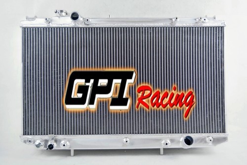 56MM Fit TOYOTA ARISTO JZS161 2JZ-GTE 3.0L TURBO 1997-2004 AT Aluminum Radiator - Picture 8 of 11