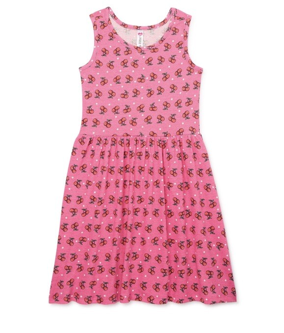 Miss Pink Girl’s Pink Cherry Sleeveless Play Dress Size 6X NWT