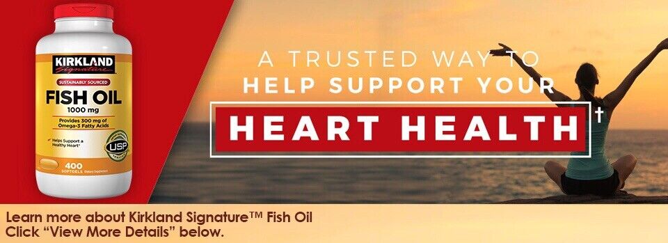 Kirkland Signature Fish Oil 1000 mg., 400 Softgels