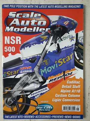 SCALE MODELLAUTO Nr.1 Bj 1999 NSR 500 Alpine A110 Cadillac Detail Stuff 