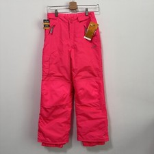 Champion Girls Hot Pink Bloom Insulated Snow Ski Pants L 10/12 WARMEST NEW