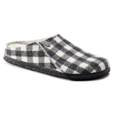 BIRKENSTOCK Zermatt Rivet PLAID WHITE Shearling slipper 1017545 EU 38 39 40  - Main Image