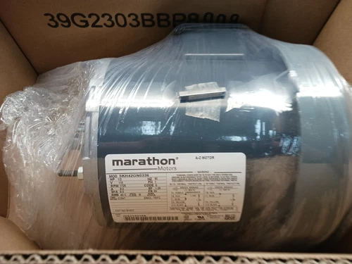 NEW MARATHON 1/2 HP AC ELECTRIC MOTOR 1PH 115V 56 FR 1725 RPM TEFC 5KH42GN0336