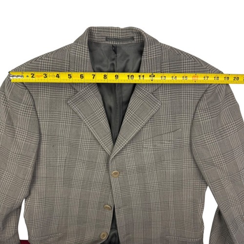 Armani Collezioni Men's 100% Wool 3-Button Blazer Gray • 42R US - Picture 8 of 13